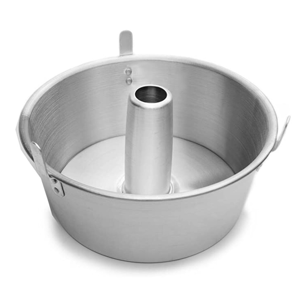 Tube pan with removable bottom outlet